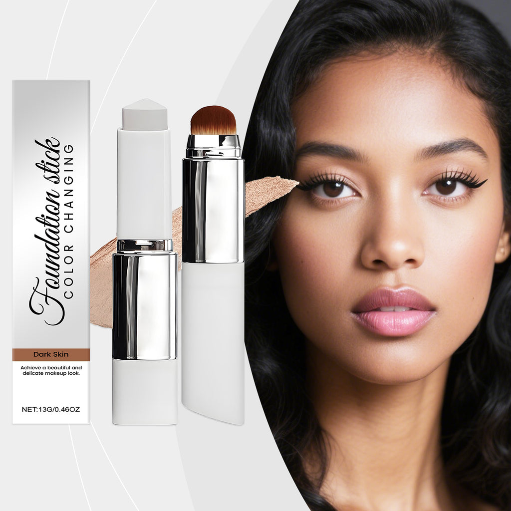 2-en-1 Color Changing Foundation Stick Deep Skin Tone
