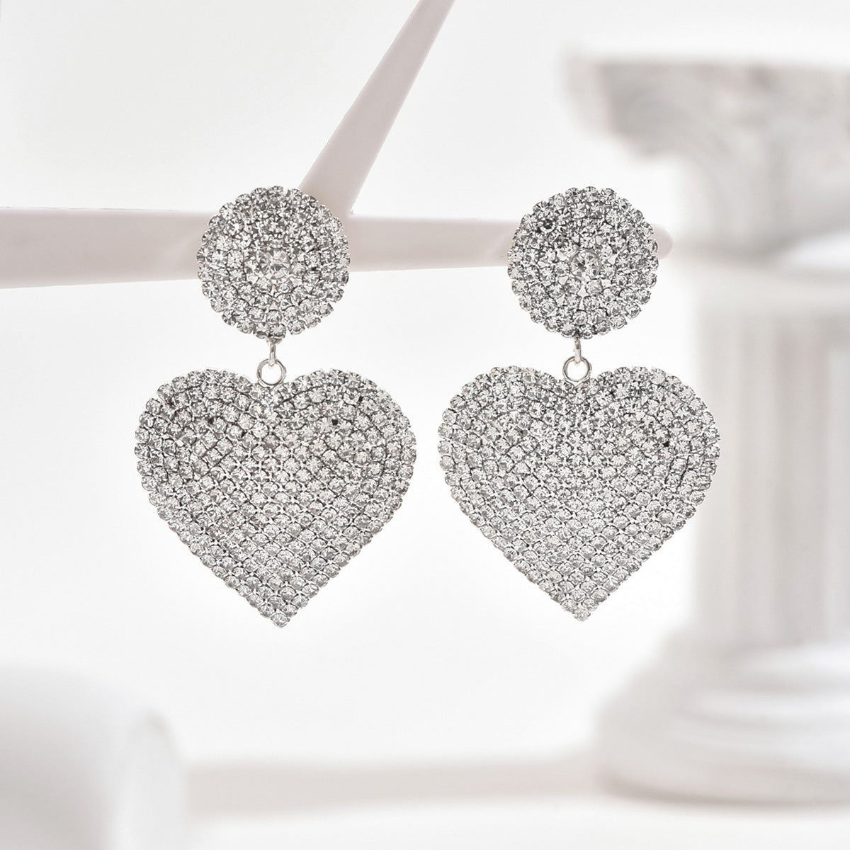Solid Diamond Earrings