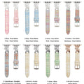 Bracelet de montre en cuir pointillé Cape Shell