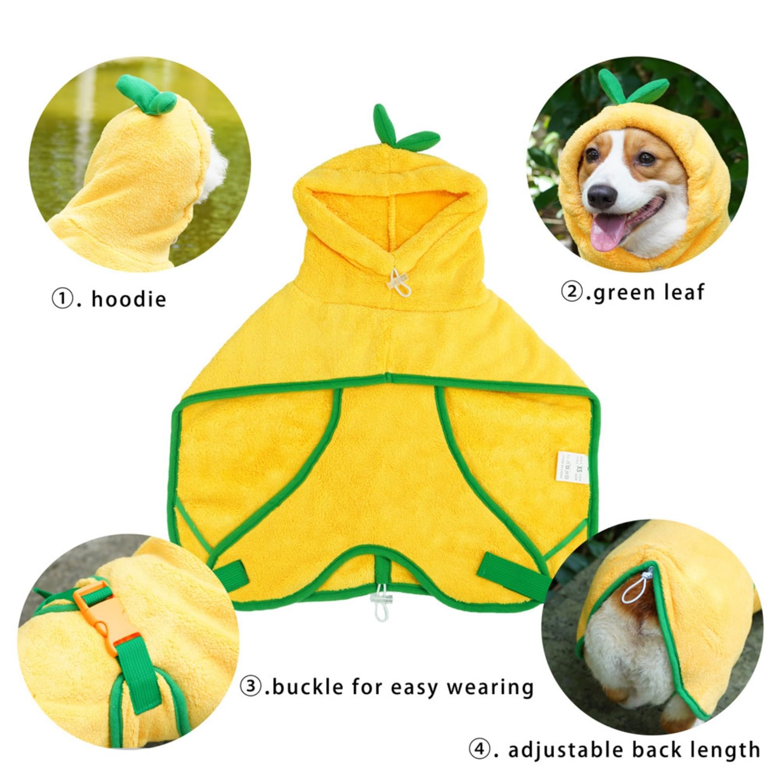 Serviette de toilettage pour chien