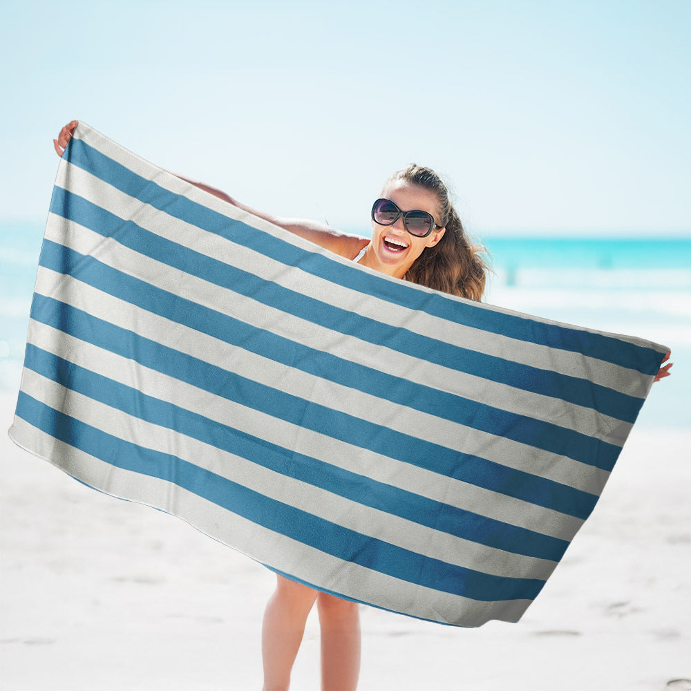 Serviette de bain à séchage rapide rayée Velvet Beach Hotte de sport