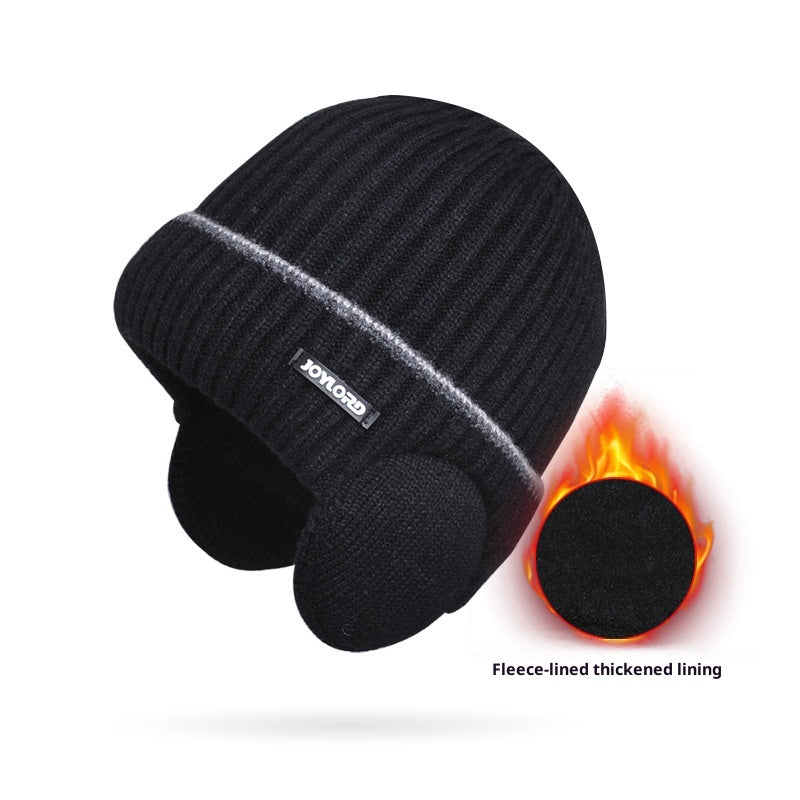 Chapeau casual en laine tricoté chaud pour hommes