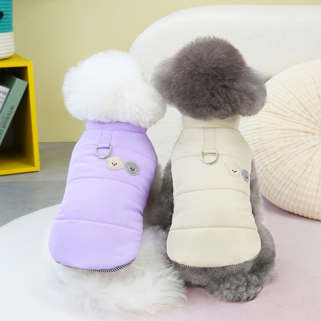 Vêtements de chien d'hiver Veste de coton
