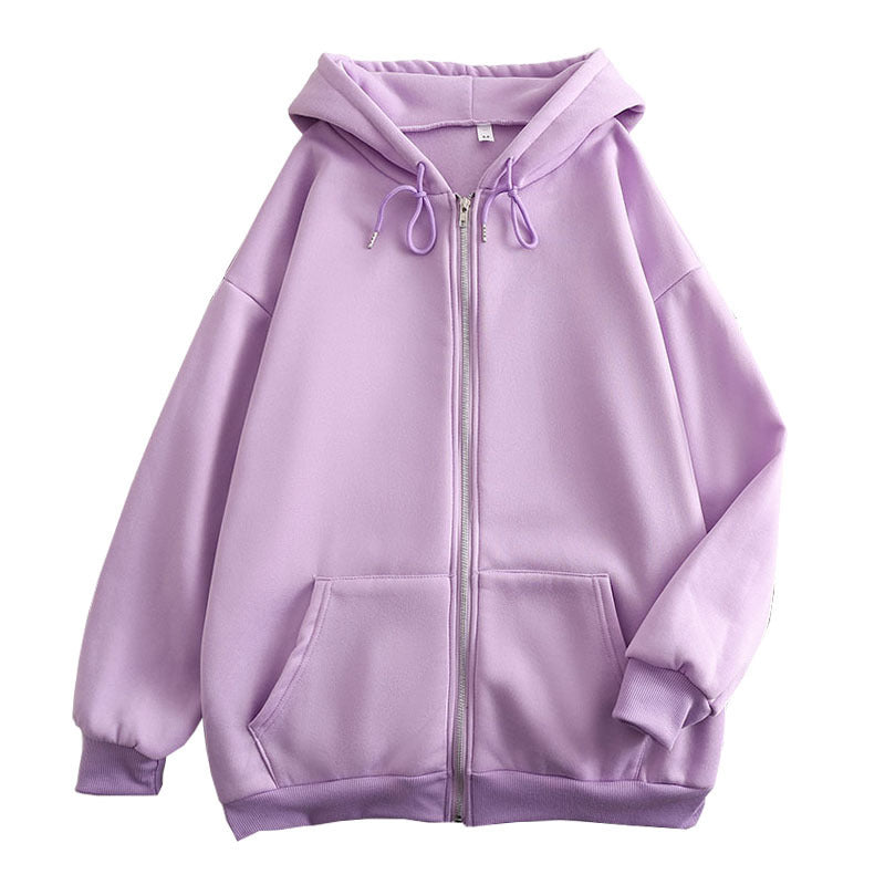 Veste à manches longues polyvalente à capuche zippée