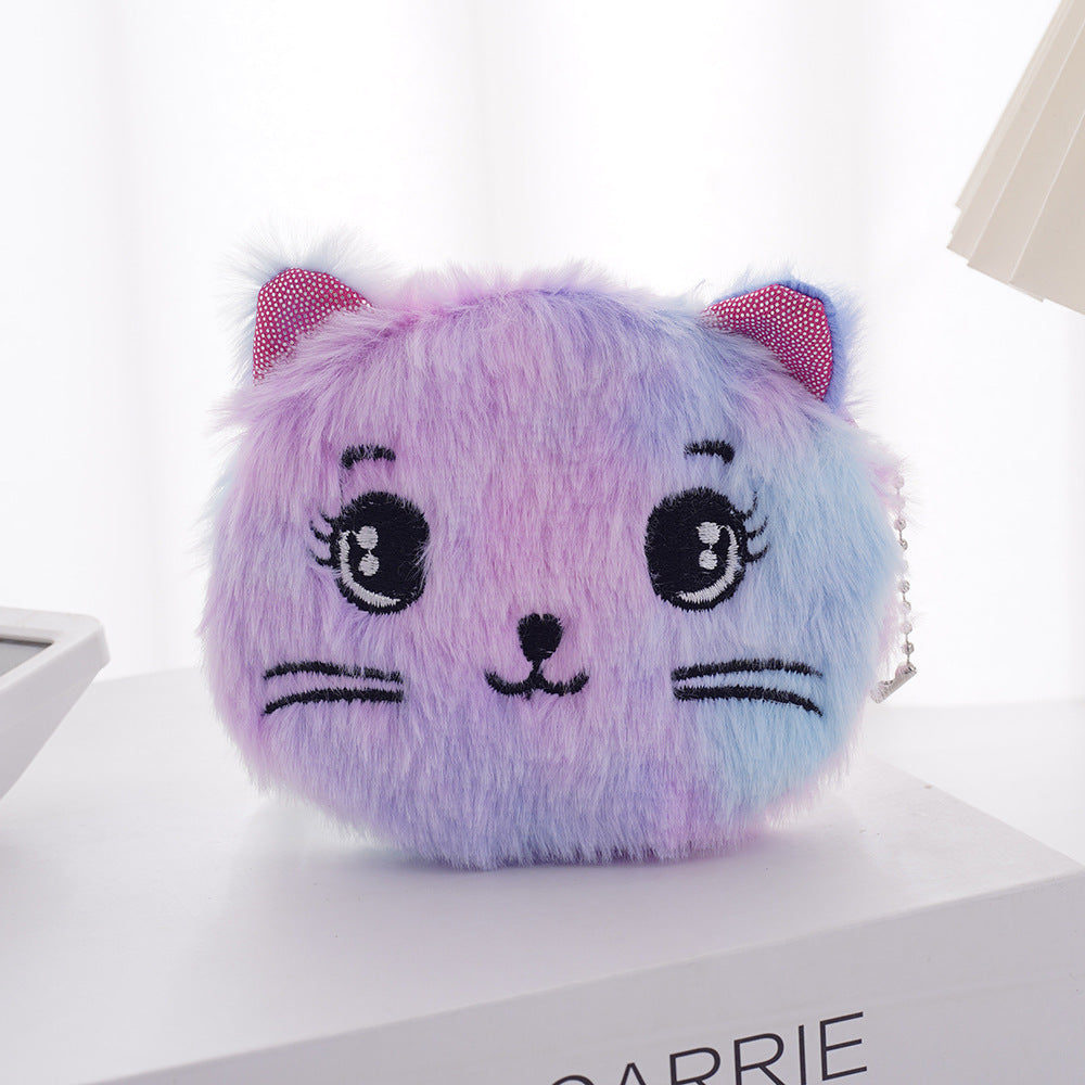 Tissu-cadeau mignon en peluche pour la poursuite de dessins animés