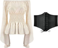 Chemise minimaliste style Renaissance pour femmes
