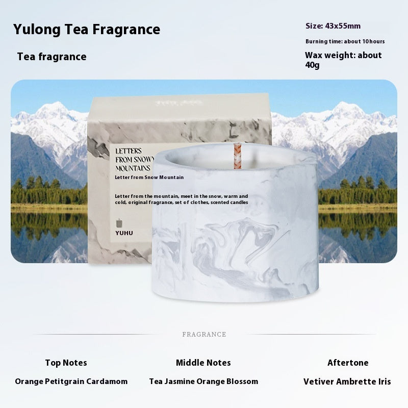 Encre Octagon Cup Aromatherapy Bougie Boîte cadeau à main