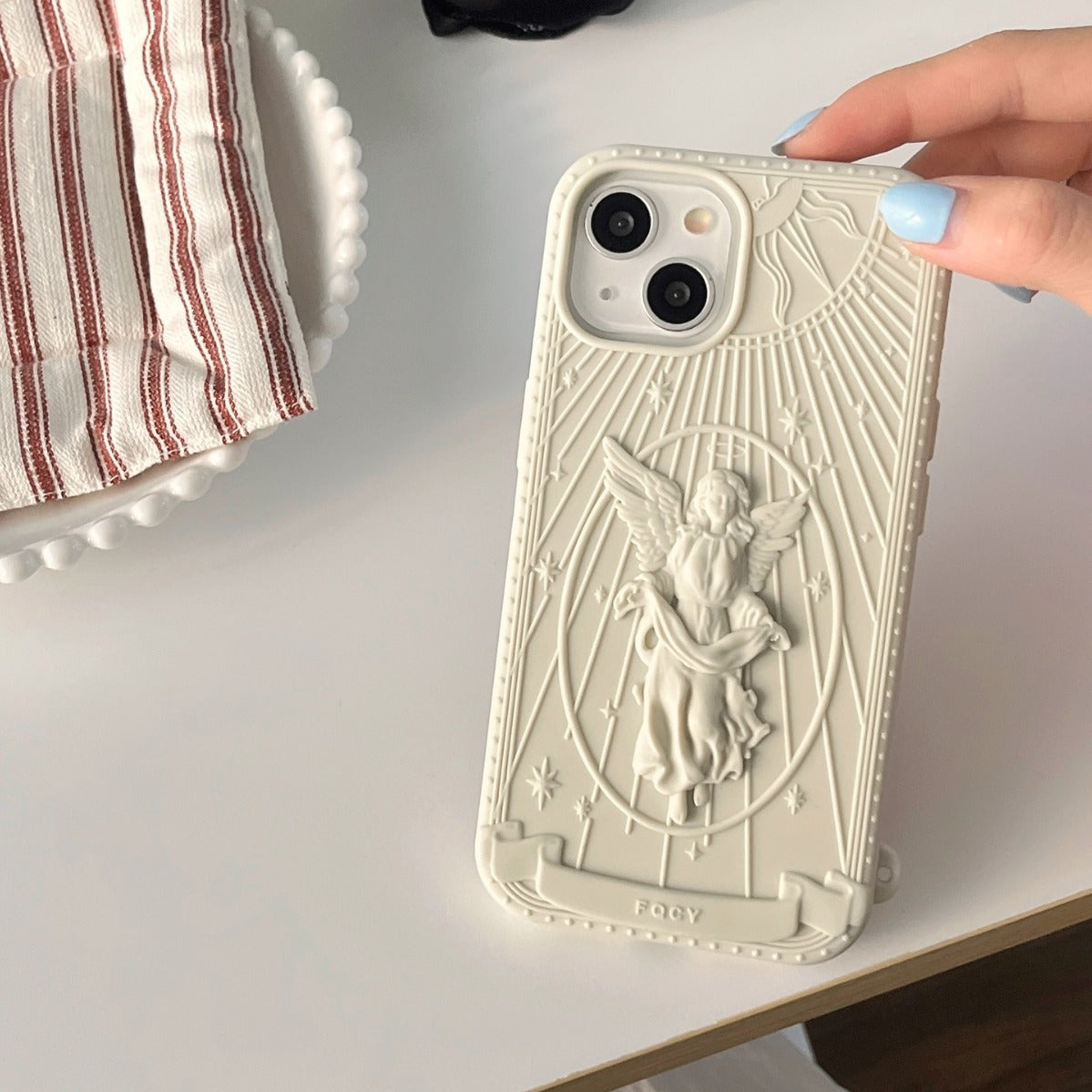 Statue créative de mode de Liberty Telephone Case