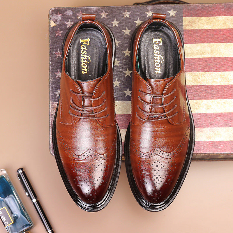 Chaussures de robe antidérapantes tendance pour hommes