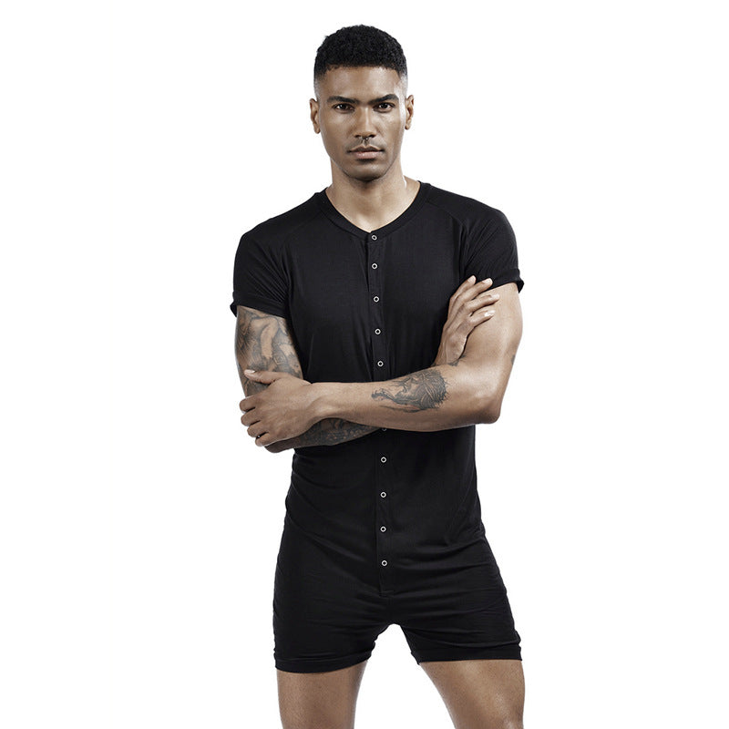 Pyjama de loisirs Veste de mode pour hommes Une pièce