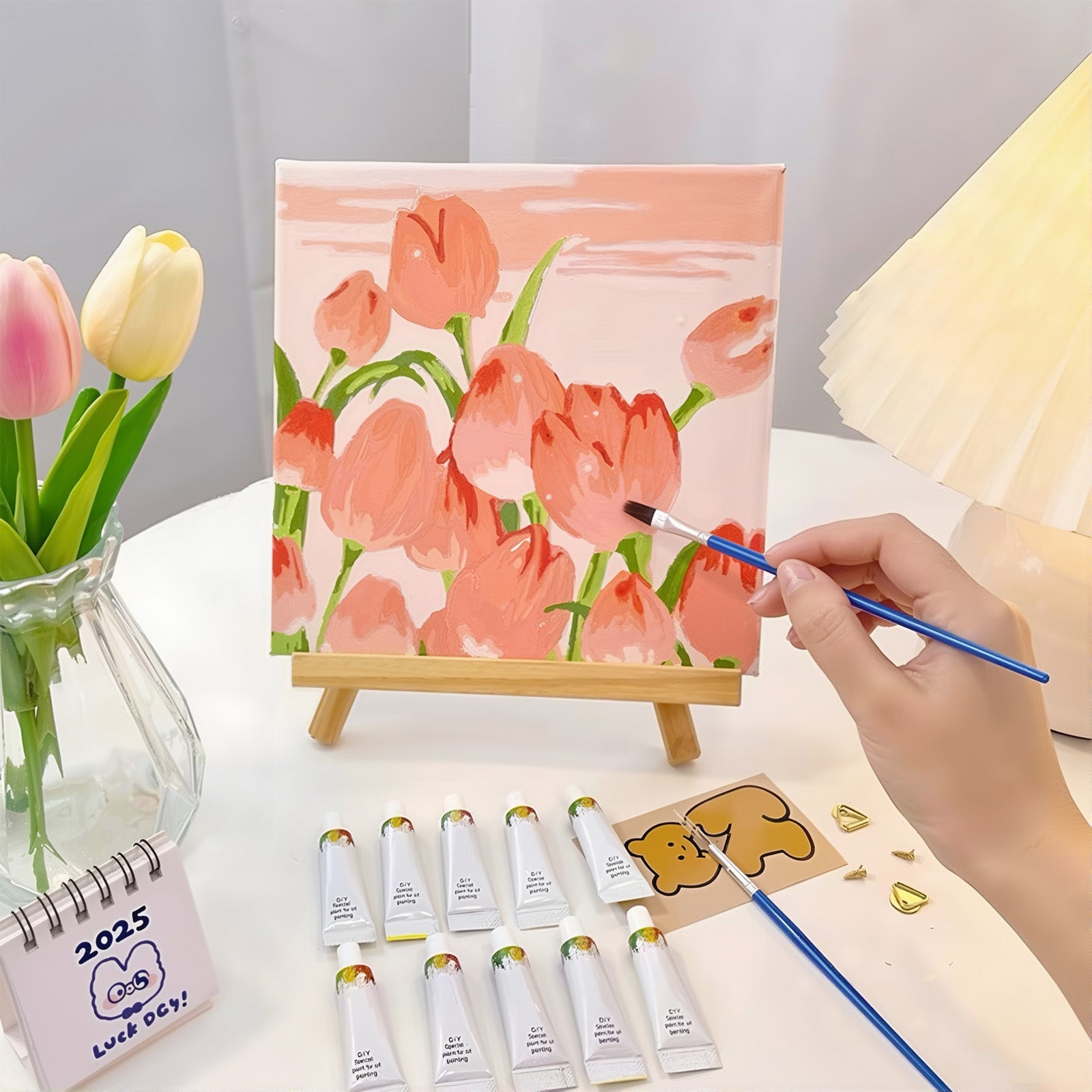 12 pièces de toile pour la peinture