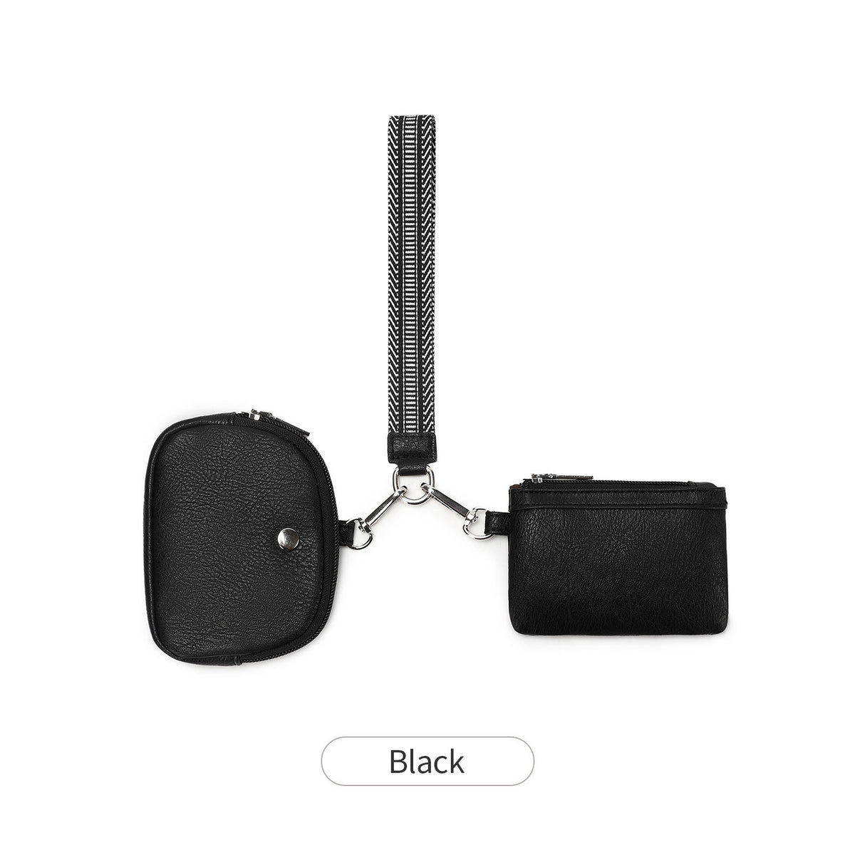 Mini Zipper à la mode Wristlet Wallet 2 pièces