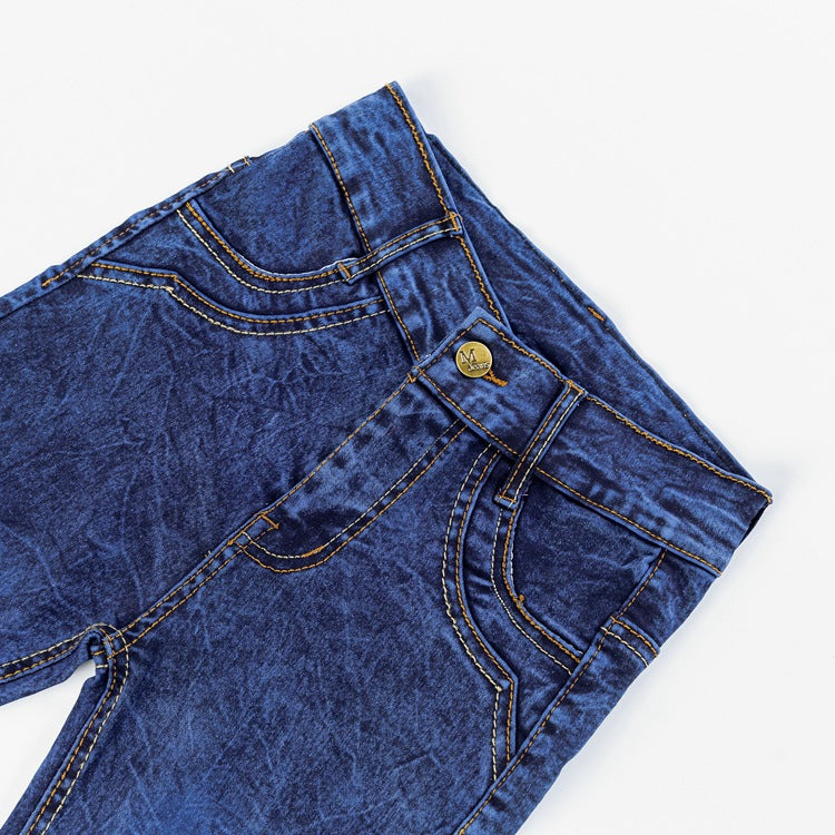 Jeans longs et stretch plats pour garçons
