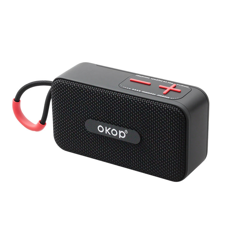 KP-568 Mini haut-parleur Bluetooth carré sans fil portable avec poignée Ca