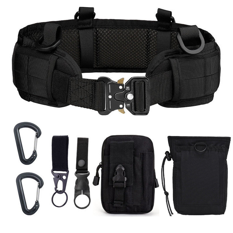 Seal de taille Huit pièces Set Quick Release Equipment Waist Bag Outdoor Patrol Multifonction