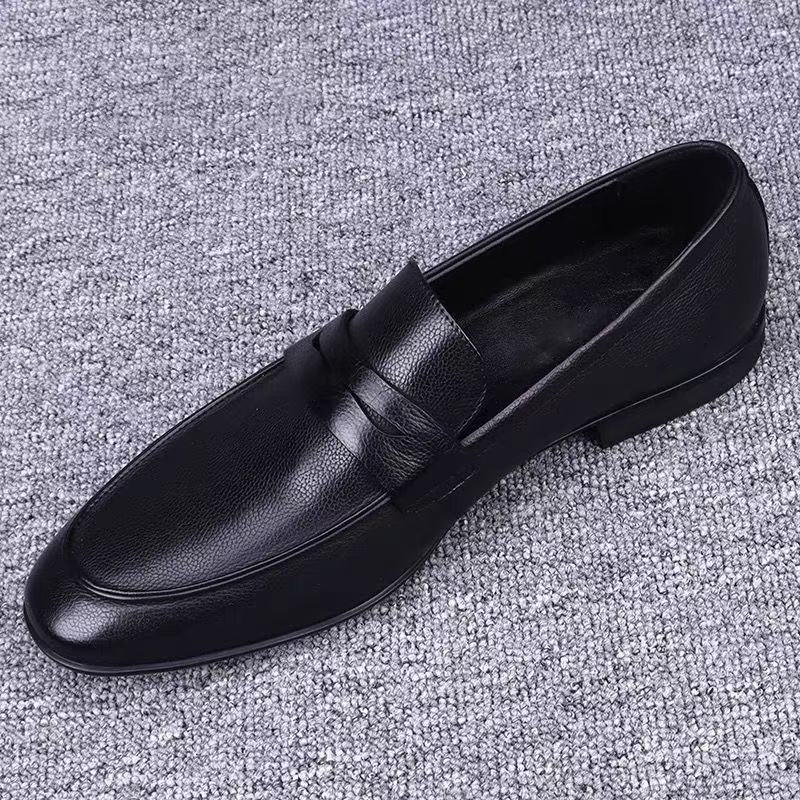 Hommes Casual Chaussures en cuir respirant avec des semelles douces