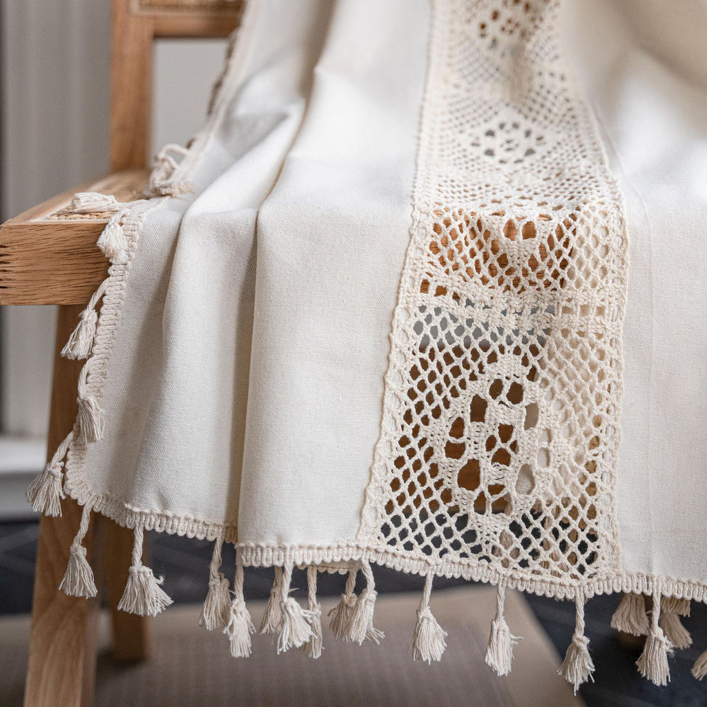 Rideau American Crochet Mesh produit fini