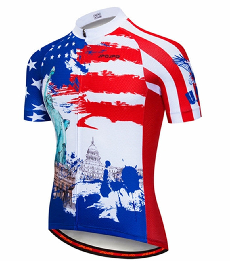 Hauts du Jersey de cyclisme d'été pour hommes et femmes