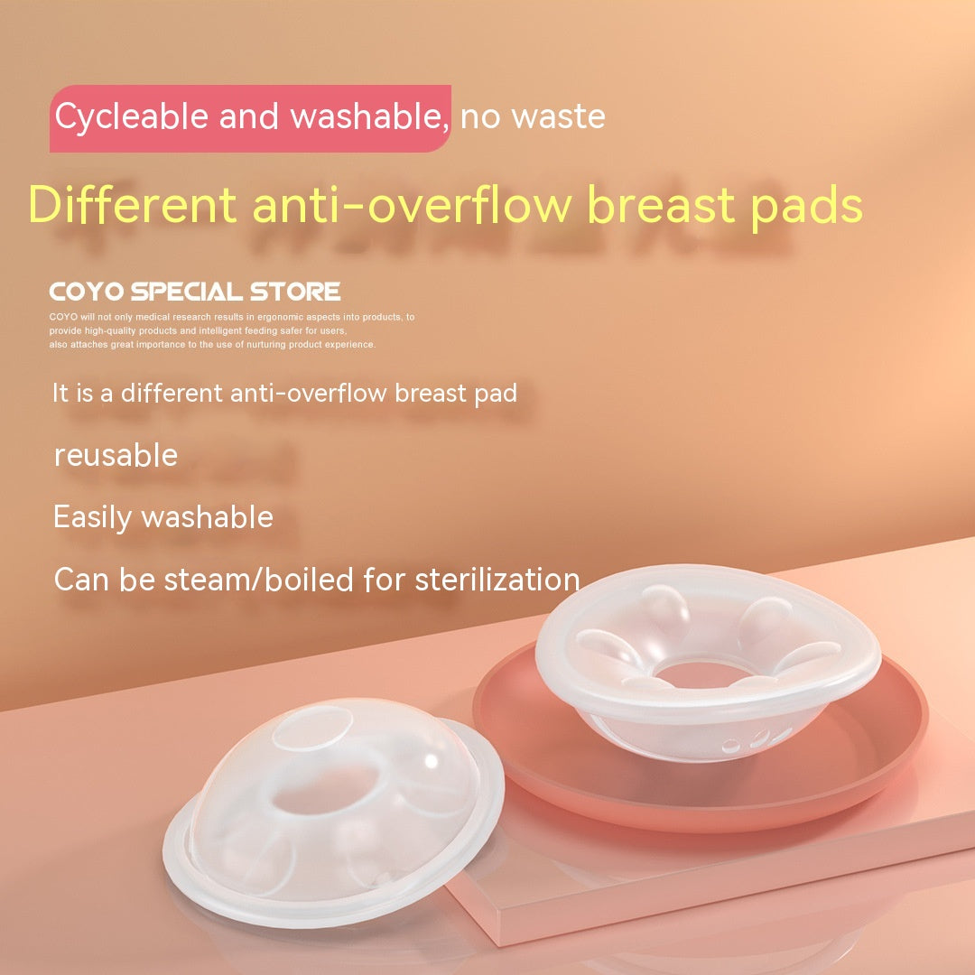 Lait maternel de silicone collecteur multi-usages anti-overflow lait blocage lait résistant aux fuites N