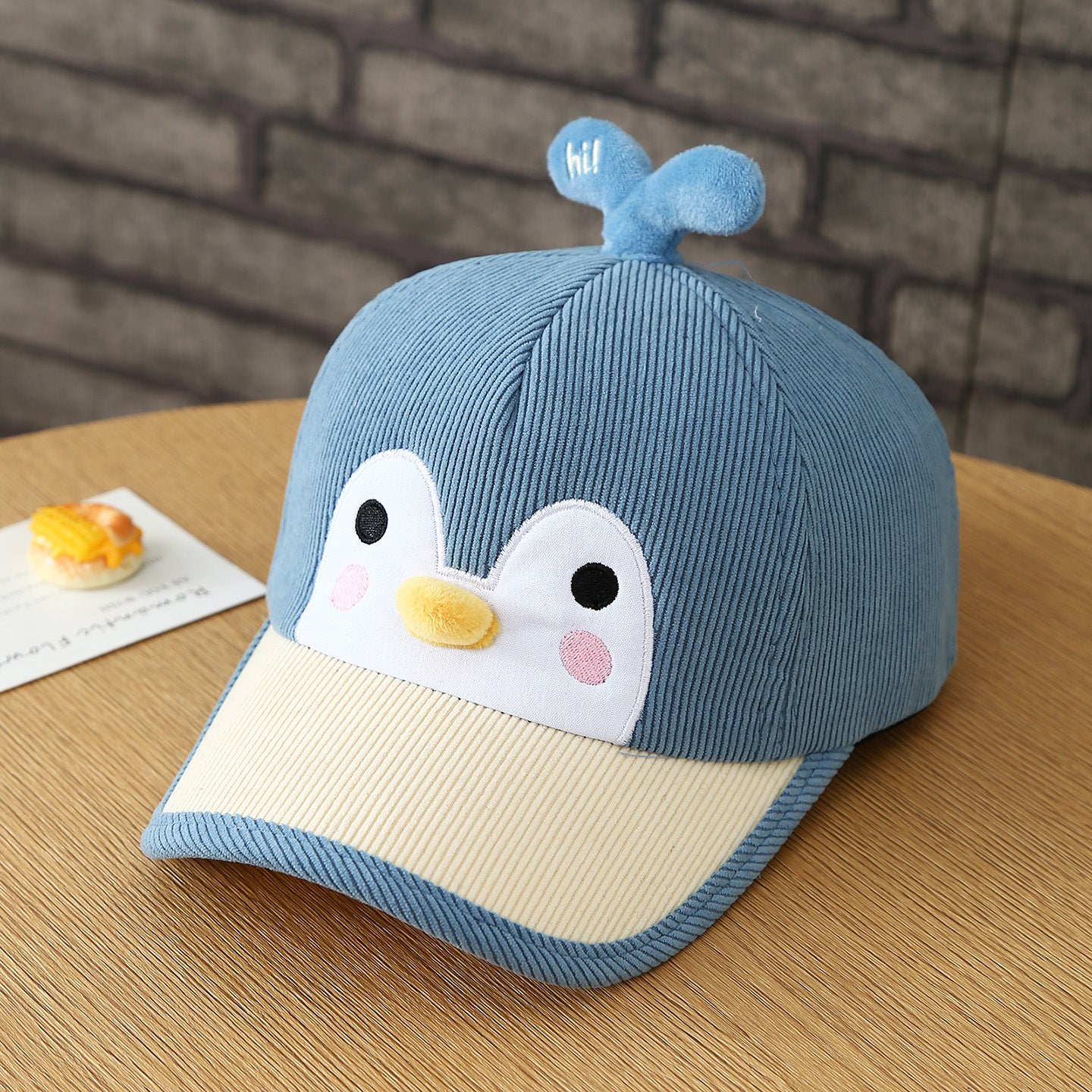 Casquettes de baseball fashionables pour garçons et filles d'automne et d'hiver avec des animaux mignons