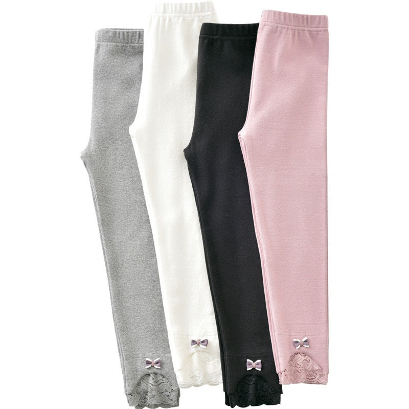 Leggings en coton porter des pantalons fille