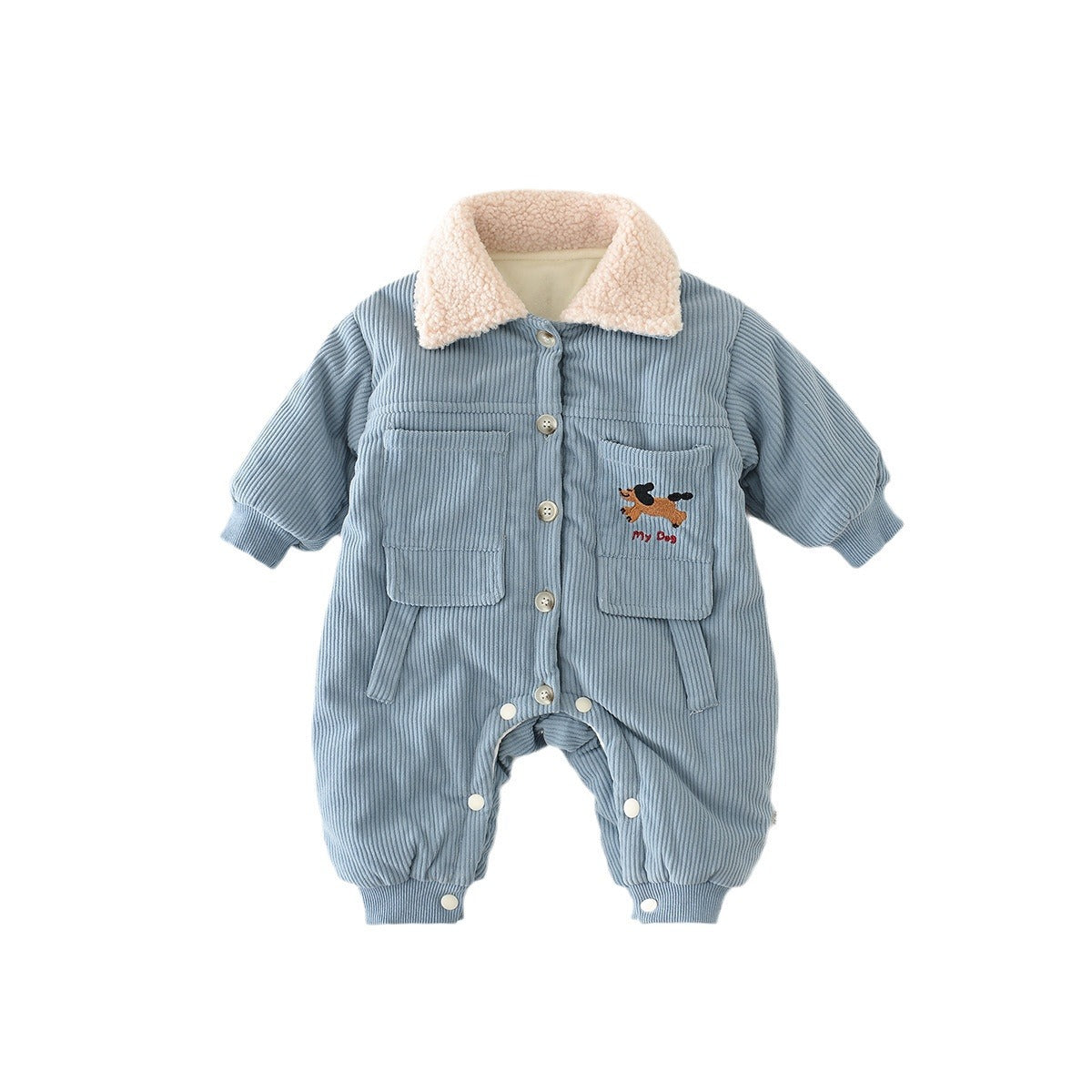 Manteau en coton rembourré Corduroy pour garçons et filles