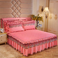 Jupe de lit en dentelle matelassée épaissée Plus coton Couverture de lit Simmons