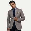 Blazer occasionnel léger à impression plaquée