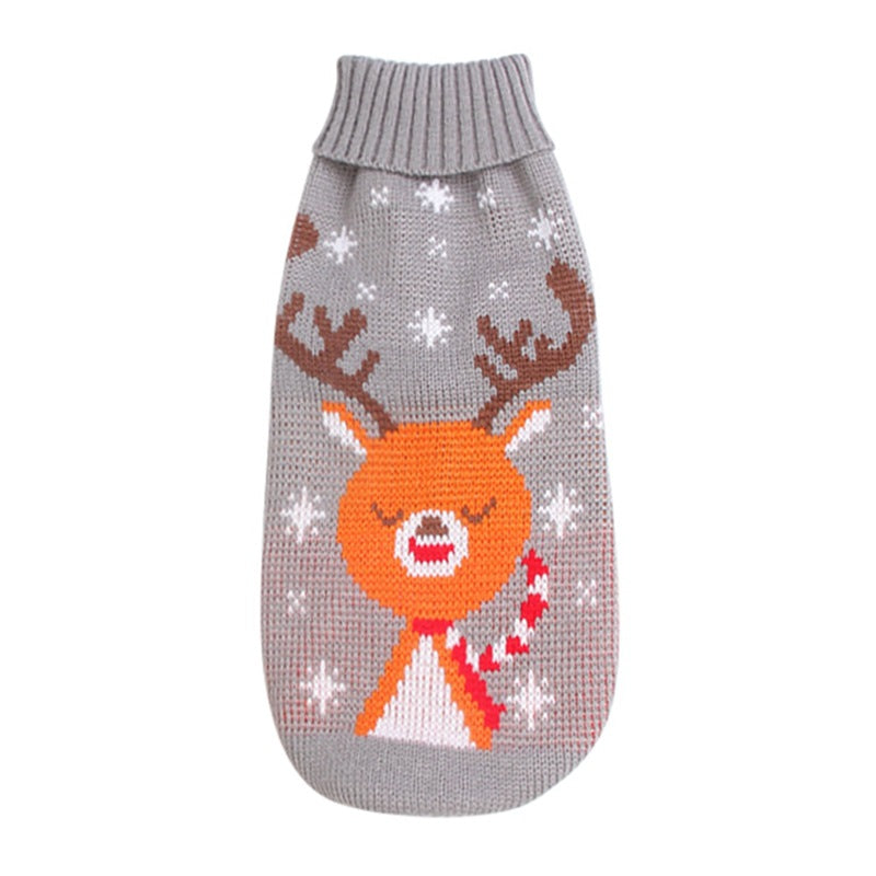 Vêtements de chien en col roulé de Noël