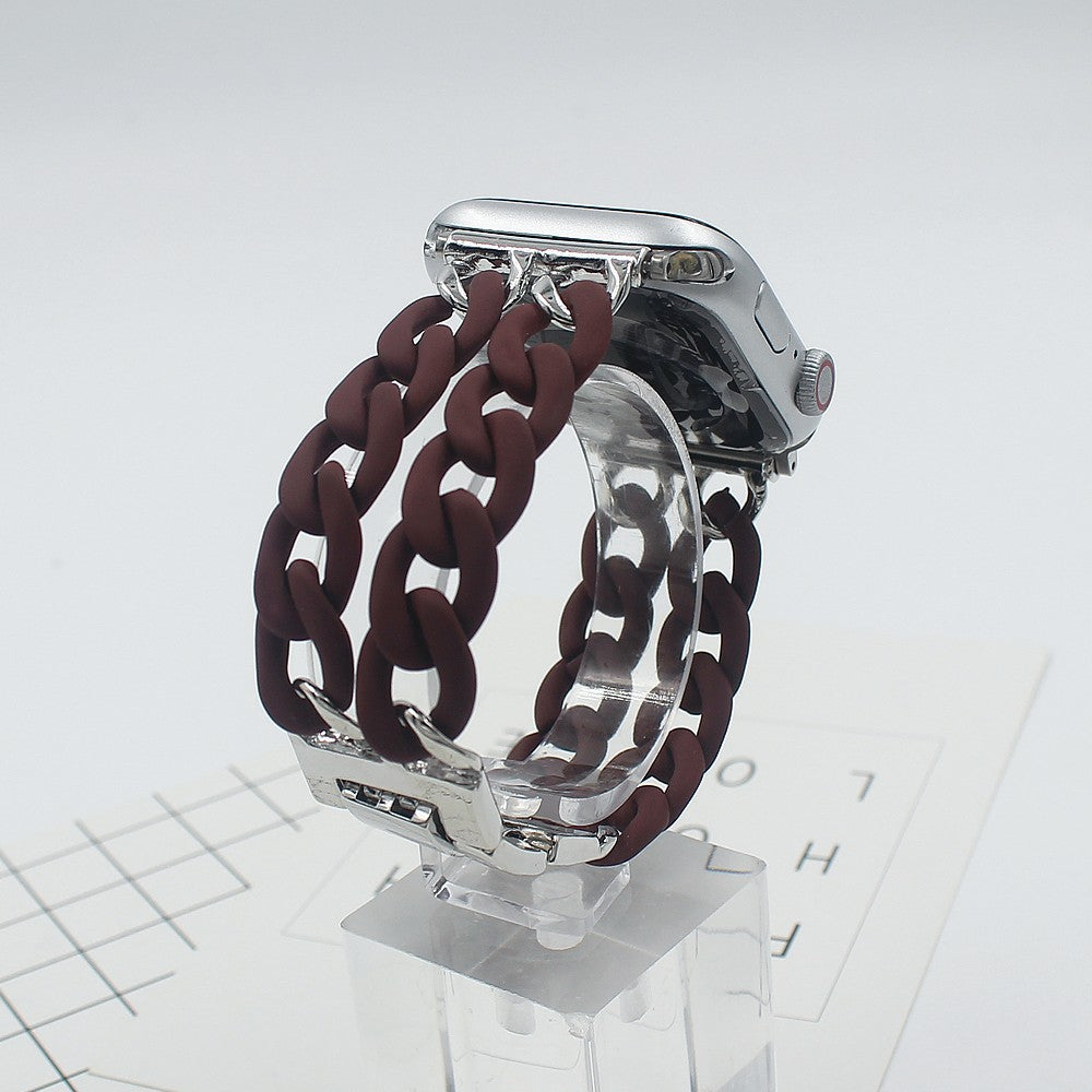 Bracelet de la chaîne de denim en résine