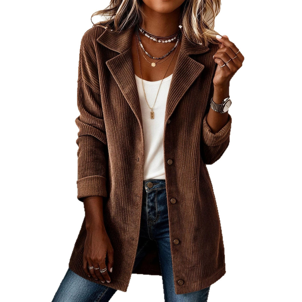 Femmes Mode Casual TopCoat