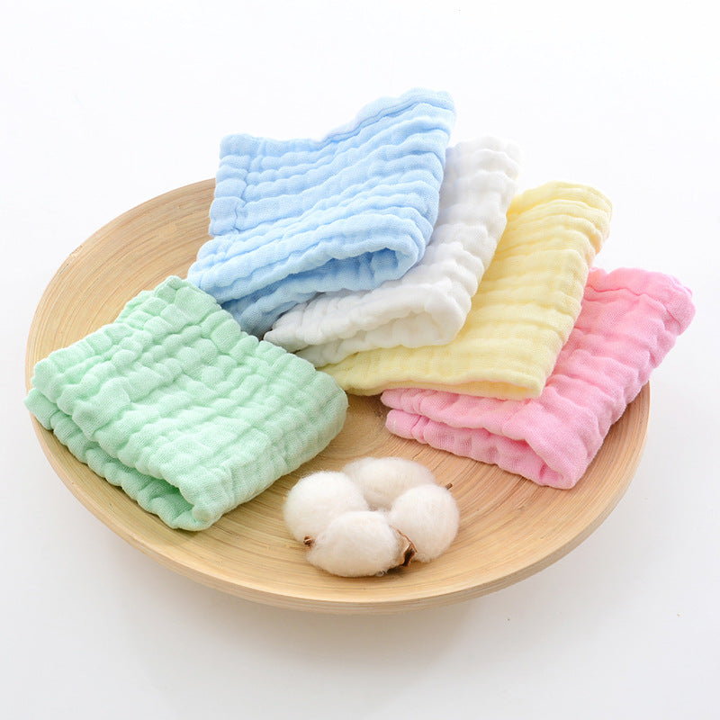 Serviette carrée Gauze Seersucker à six couches Infant Petite tour