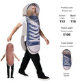 Halloween Couples Toile Chaussures Cosplay Outfit Prank Costume de fête Performance porter