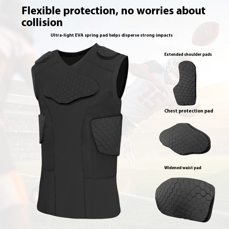 Anti-collision Basketball Vest Sports Tight Breathable Quick-dry Vest