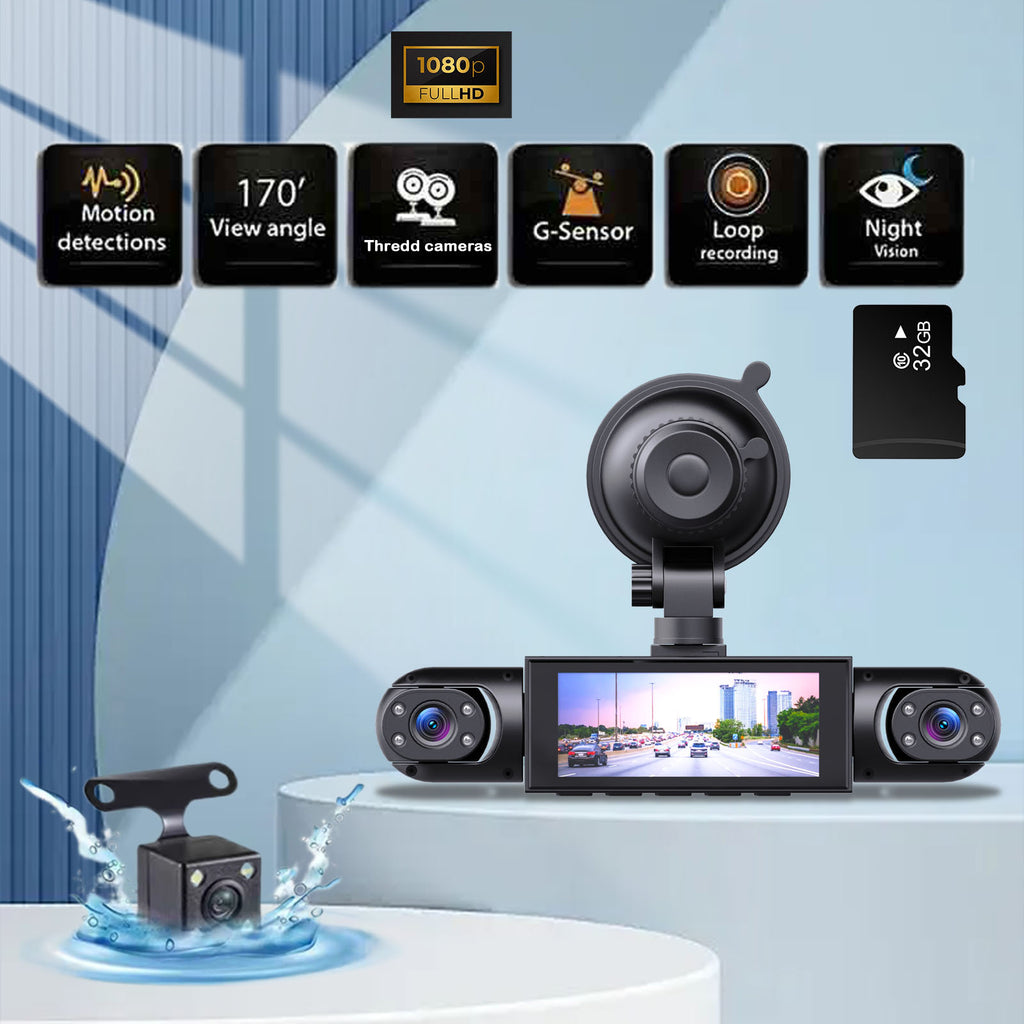 Quatre caméra HD Dash Cam