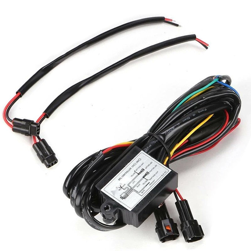 DRL LED Daytime Running Light Relay Harness Automatic On Off Control S Witch