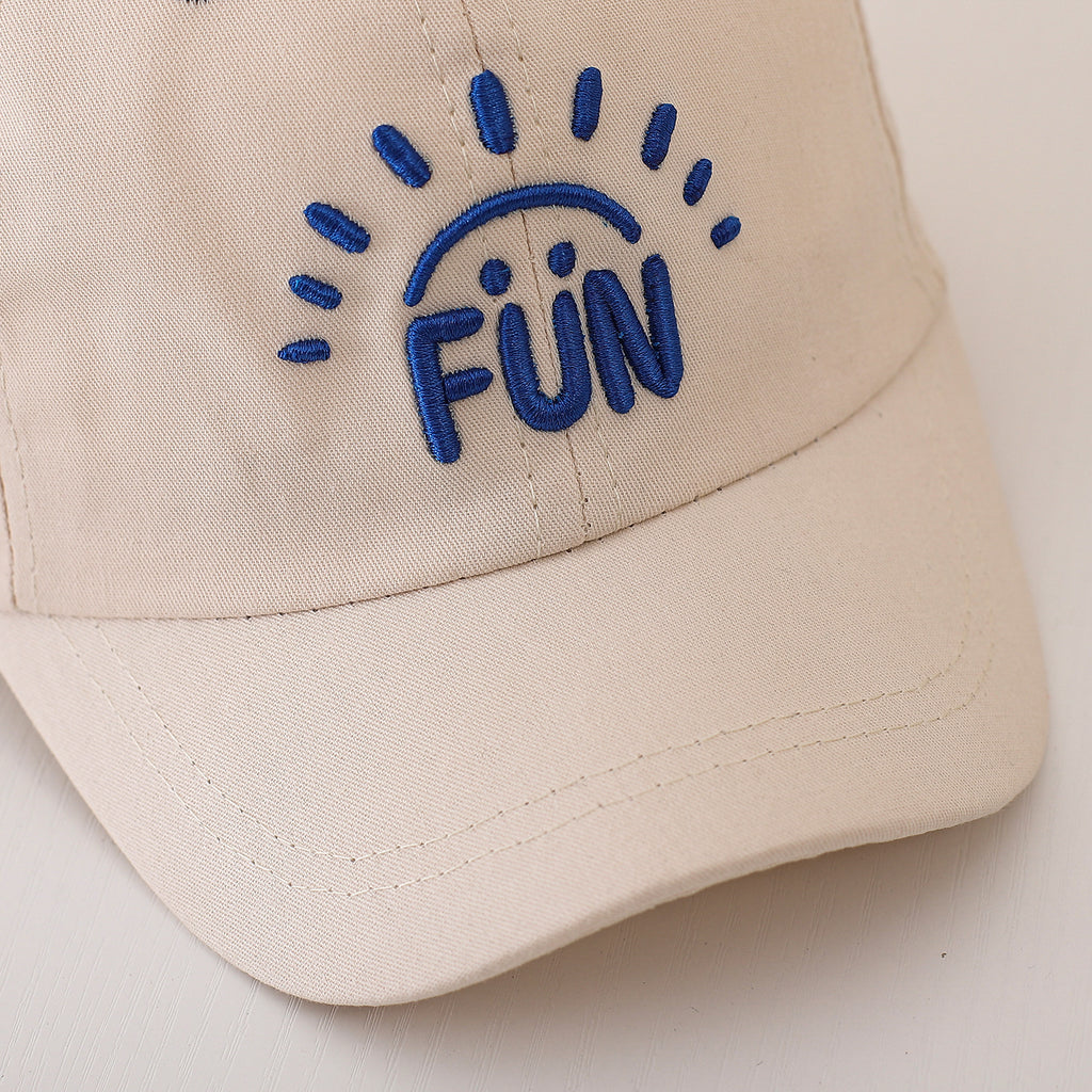 Lettre tridimensionnelle de couleur unique pour enfants Broderie solaire réglable Simple Casual B