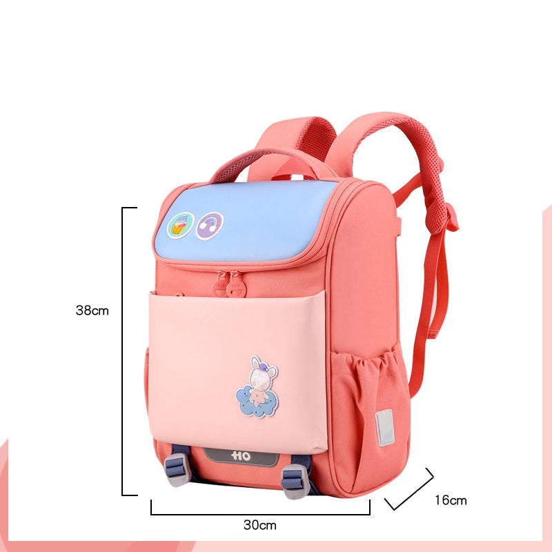Elèves de l'école primaire Epaule Pad Sac à dos pour enfants Léger Solid Color Primary School