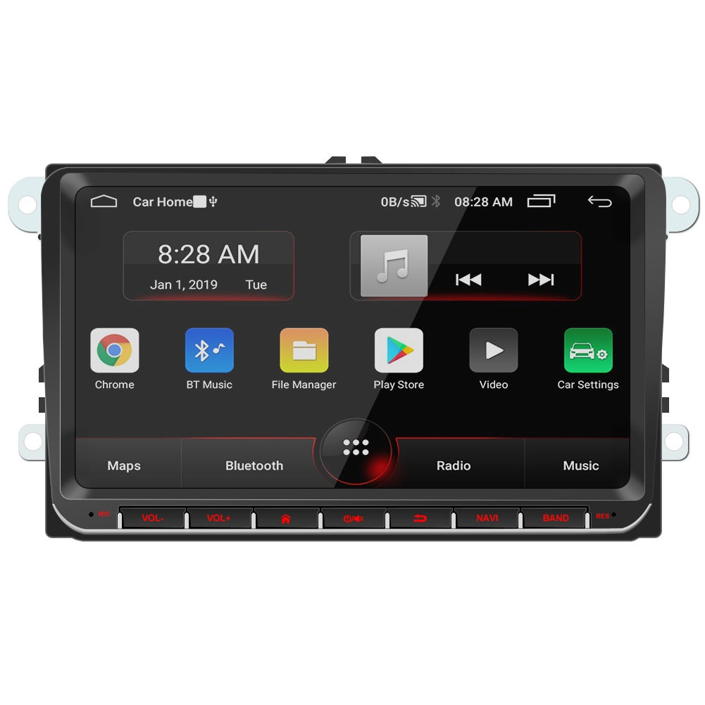 Android 9 pouces voiture Bluetooth GPS Navigation hôte intégré
