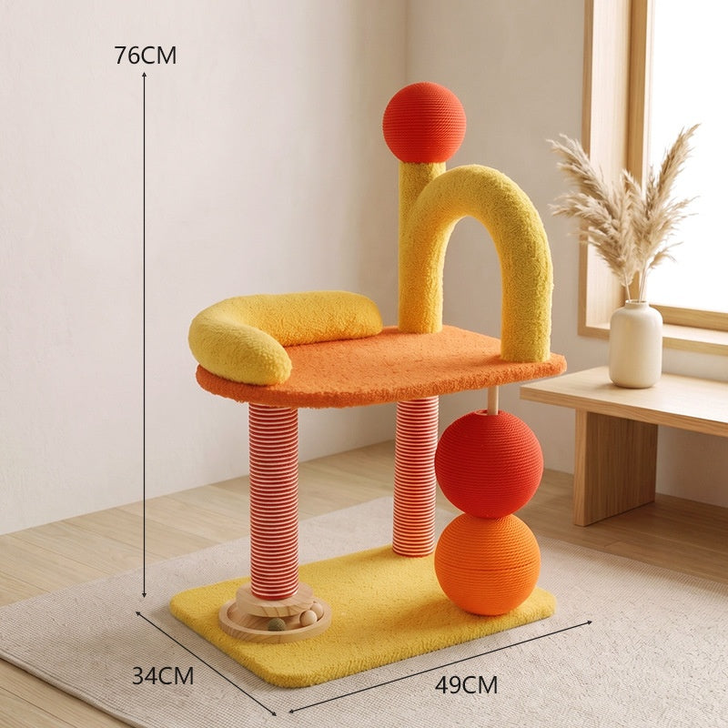 Arbre de chat, Lit de chat, Cadre de craquage, Poteau de craquage de chat, Cadre de chat, Cat T