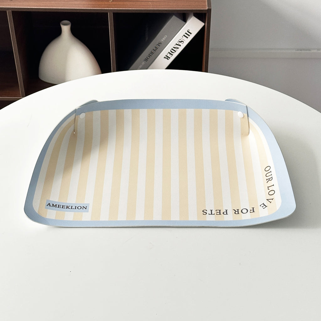 Tapis d'alimentation pour animaux de compagnie imperméable et tampon dédié résistant à l'huile