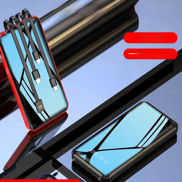 Mini with Cable Power Bank 20000mAh Fast Charging Large Capacity