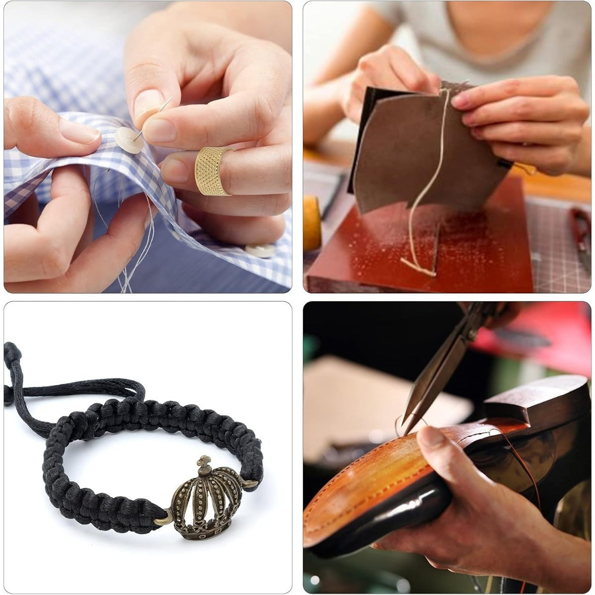 Kit de couture en cuir 22 pièces pour l'artisanat en cuir. Le kit de couture en cuir comprend un cuir