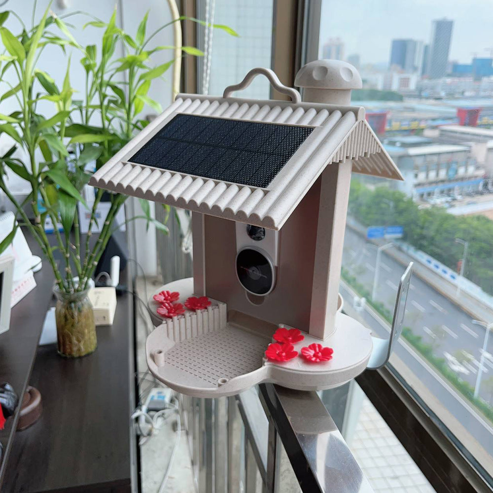 Alimentation intelligente 160 degrés large angle AI identifier les oiseaux