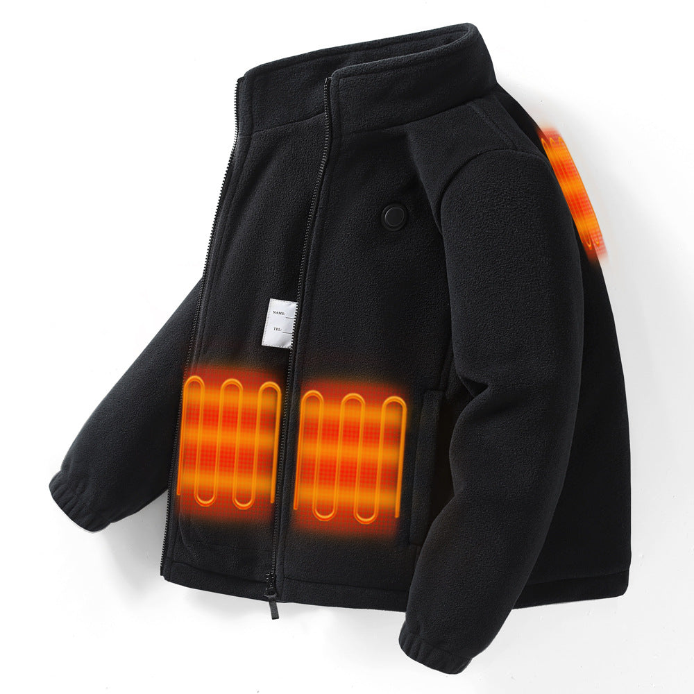 Veste de chauffage pour enfants Chauffage polaire