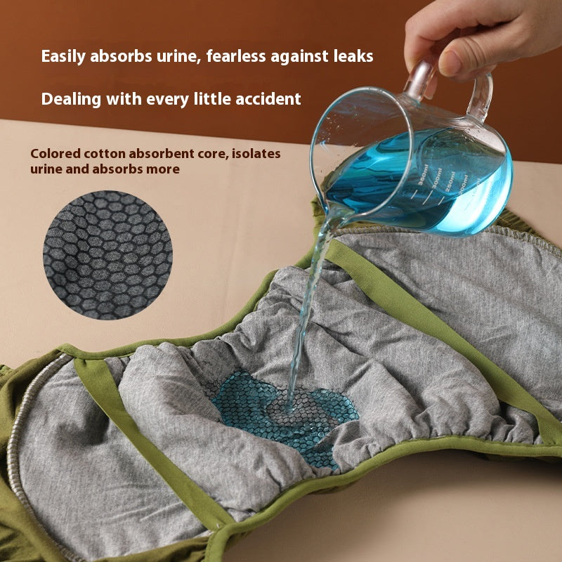 Sous-vêtements Urine résistant aux fuites Couches pour bébés Couches Lavables Spéciales Pure Cotton Pull Up