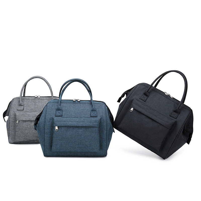 Sac à lunch Bento thermique Zipper Oxford Cloth Grande capacité