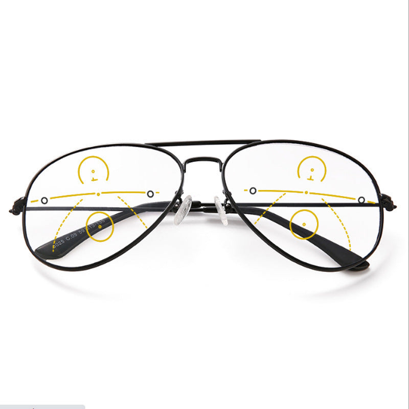 Lunettes de lecture multifocales photochromiques haute définition