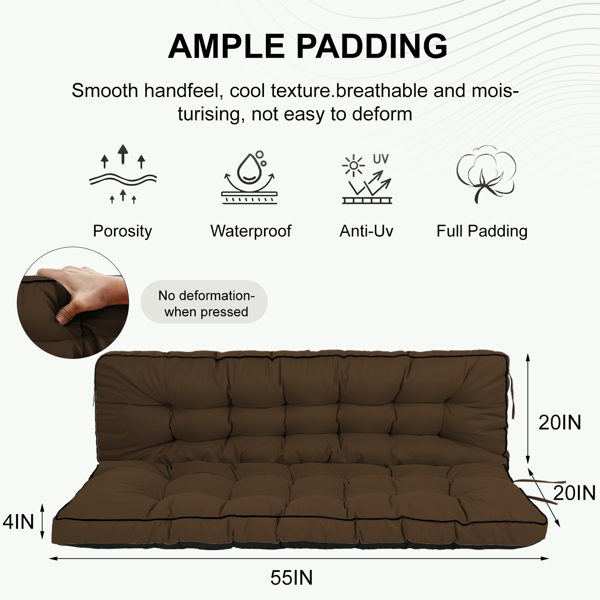 55-inch Outdoor Swing Cushions