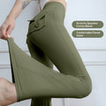 Pantalon de yoga à haute capacité de poche de pêche pour les femmes pour l'automne Et l'hiver